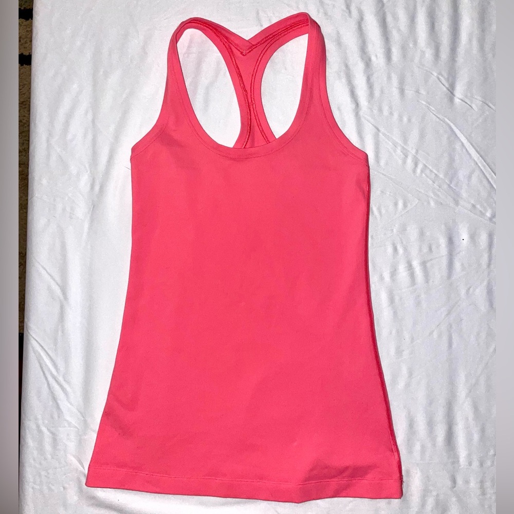 lululemon athletica Pink Racerback Tank Top